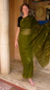 Nivi style saree draping sale